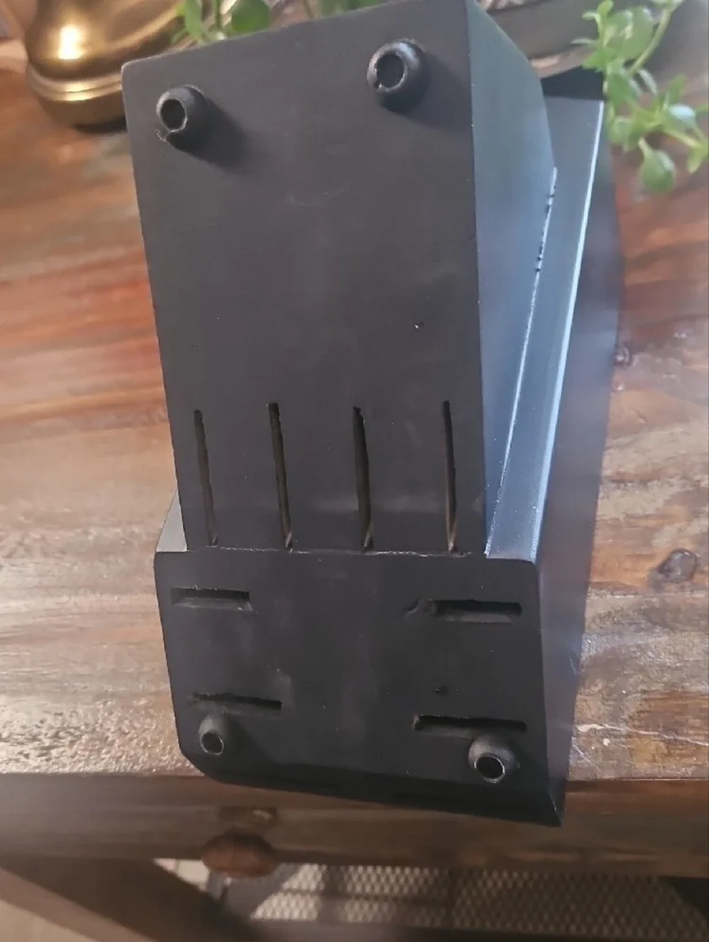 BASQUE MATTE BLACK SERIES •10 SLOT KNIFE BLOCK•